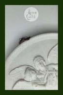 Bing og Grøndahl Biscuit Platte Poesiens og harmoniens Genier No 106