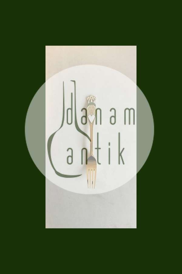 A. Michelsen 1959 Julegaffel Forgyldt Sterling Sølv med Emalje