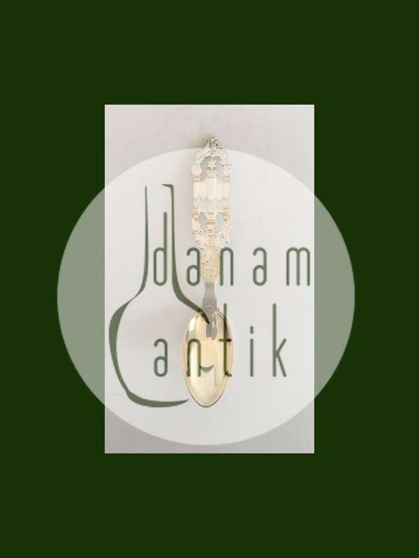 A. Michelsen 1926 Juleske Forgyldt Sterling Sølv.