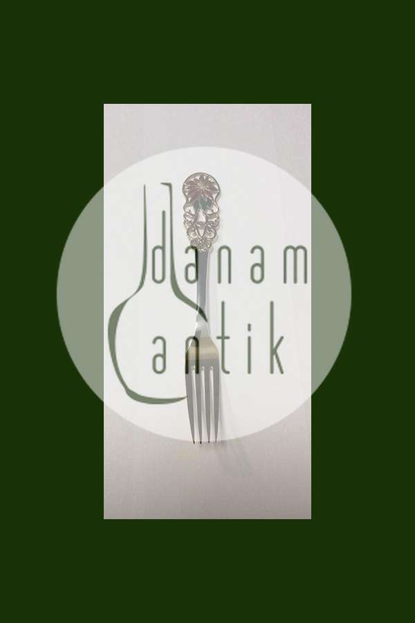 Anton Michelsen Julegaffel 1925 Forgyldt Sterling Sølv med Emalje