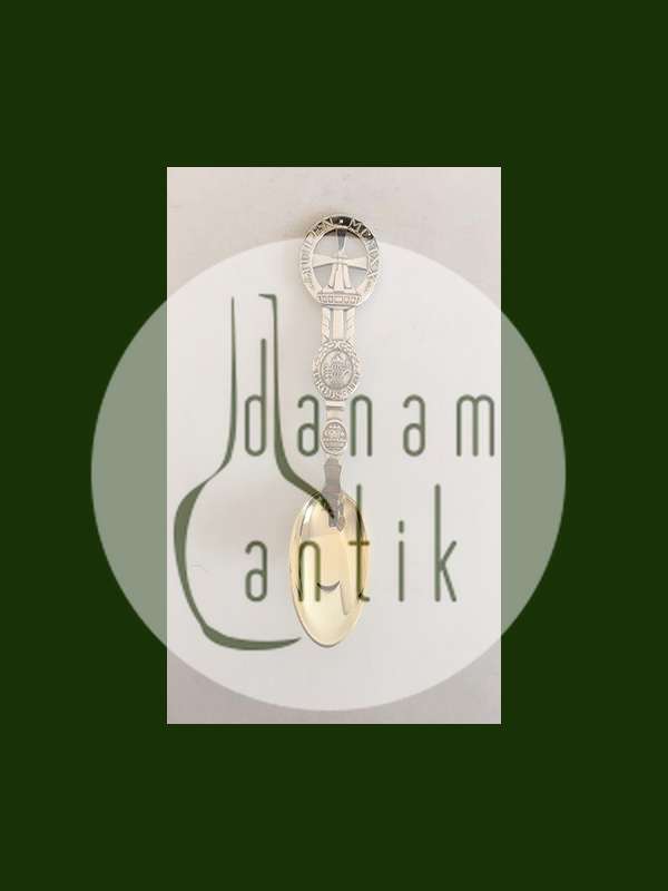 A. Michelsen 1920 Juleske Forgyldt Sterling Sølv