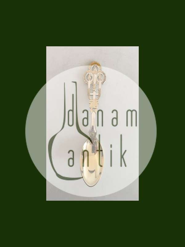 A. Michelsen Juleske 1917 Forgyldt Sterling Sølv