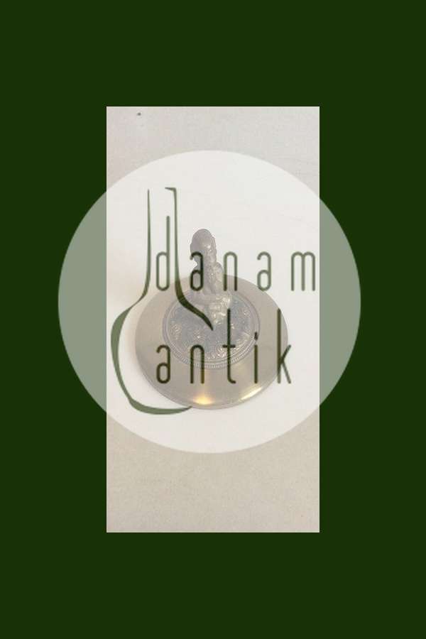 Messinglåg med Bacchus figur