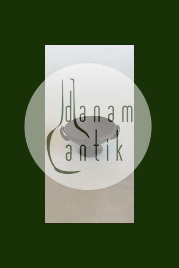 Tidlig Græskstil lav vase med håndtag.  GM