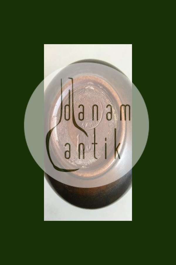 Höganäs Sortbrunglaseret vase No 1031