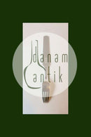 A. Michelsen 1963 Julegaffel Forgyldt Sterling Sølv med Emalje.