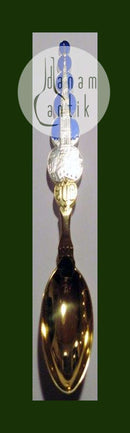 A. Michelsen 1927 Juleske Forgyldt Sterling Sølv med Emalje