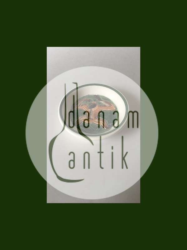 Aluminia lille skål signeret af Knud Kyhn