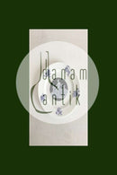 Aluminia Porcelænstallerken med litografisk blåt trykt Thorvaldsens motiv. Ca. 1880