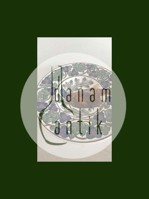 Aluminia Fajance Fad / Skål No 581/300 med Fasan motiv