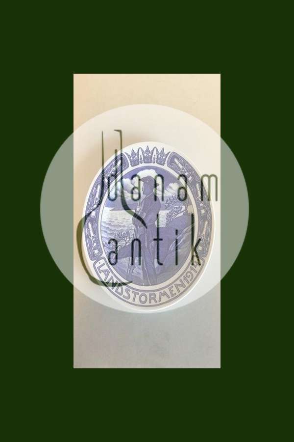 Rørstrand Platte "Landstormen 1914"