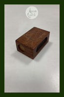 Anton Michelsen Sterling Sølv og træ Tændstikæske med mammut