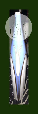 Bing & Grøndahl Art Nouveau Unika Vase af Clara Nielsen og Theodor Madsen med indlagt forgyldt sølv No 1317/56