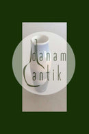 Dahl Jensen 瓷器花瓶，有房子和湖泊图案，编号36