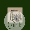 Georg Jensen Sterling Silber Ring mit grünem Stein Nr. 46C