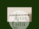 Georg jensen Sterling Silver Bracelet No 14 fra 1933-1944 med lilla sten