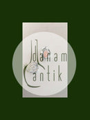 Georg Jensen Sterling Sølv 2006 Års Øreringe med Orange Månesten