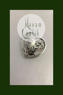Georg Jensen Sterling Sølv Broche No 239 fra 1933-1944