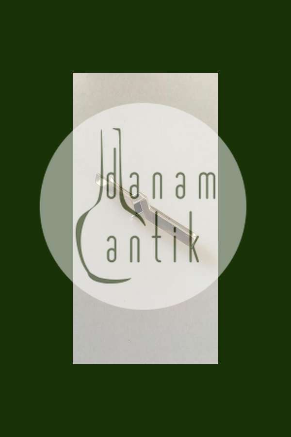 Georg Jensen Sterling Silver Slipsenål med Sort Onyx No 202