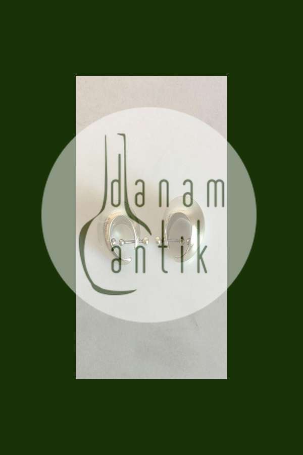 Georg Jensen Sterling Sølv Øreringe af Nanna Ditzel No 126 Forgyldt