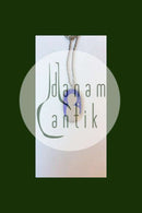 Georg Jensen Sterling Silver Pendant with chain. Blue Enamel motif of Maria and Jesus No 103B