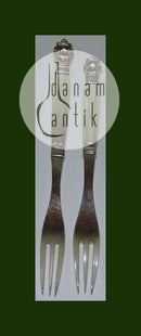 Georg Jensen Acorn Silver Fruit Forks from 1923