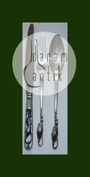 Georg Jensen Magnolia Sterling Sølv Bestik Sæt 3 dele fra 1933-1944