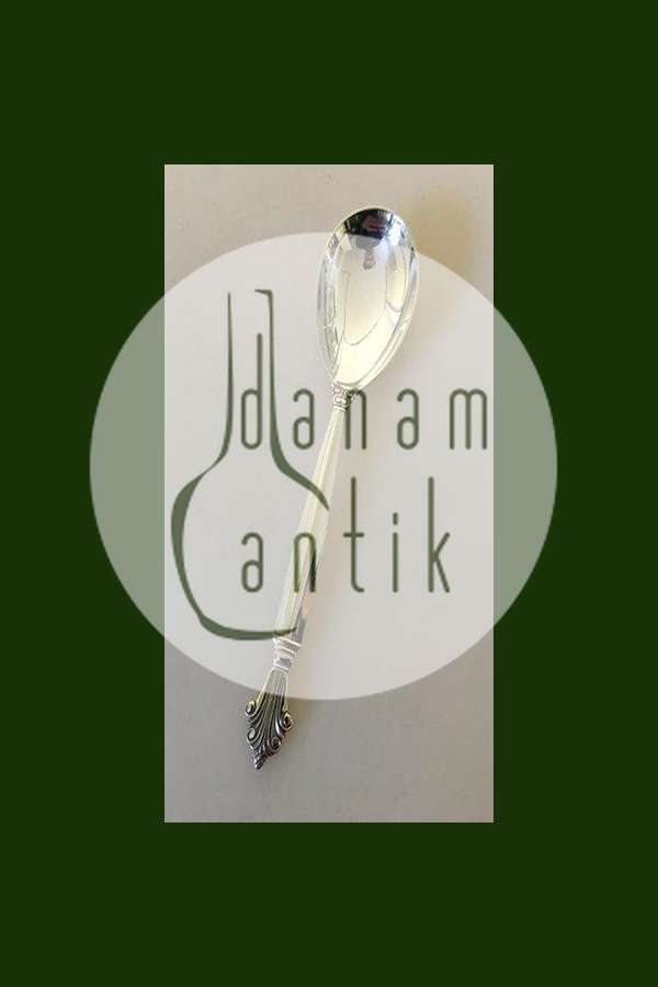 Georg Jensen Sterling Sølv Dronning Marmeladeske No. 163