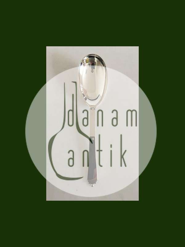 Georg Jensen Pyramide Sterling Sølv Stor Servingsske No 111