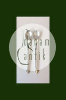 ジョージジェンセン スターリングシルバー/ステンレススチール クイーンサラダセット No 109