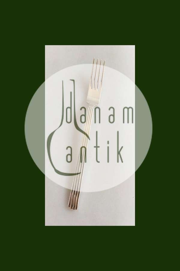 Georg Jensen Sterling Sølv 'Bernadotte' Barnegaffel No 082