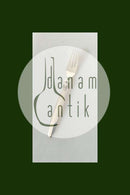 Georg Jensen Sterling Sølv Kaktus Frokostgaffel No 022