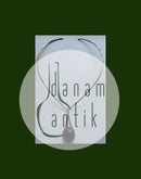 N.E. From/David Andersen Sterling Silver Necklace with Pendant of Amethyst