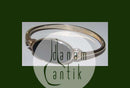 N.E. von Sterling Silber Armband mit Steinen