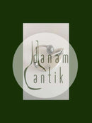 Hans Hansen Sterling Silver Brooch with Oxidized Silver Stone No 109