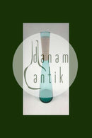 Kastrup Glasværk Opaline form Grøn Karaffel med bambusbevikling