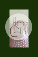 Kosta Boda Iriserende lyserød og hvid glasvase No 48466