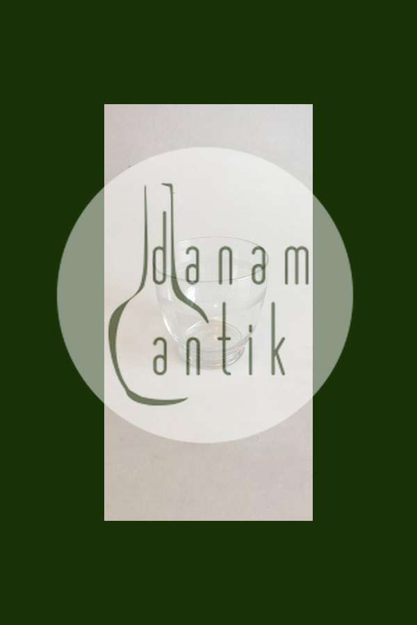 Little Clear Glass Bowl with engraved band