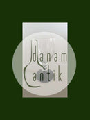 "Jane" Sortfods Hvidvinsglas med drueslibning fra Holmegaard