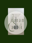 "Jane" Sortfods Likørglas med drueslibning. Holmegaard