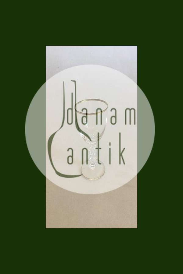 Lyngby Glashütte Måge Portwinsglas u/slibning