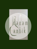 Mandalay Hvidvinsglas, Høj Kumme. 13.5 cm H. Holmegaard