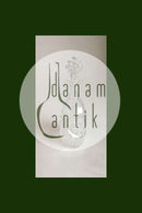 Karaffel af presset glas