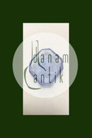 Saltkar i blåt glas.