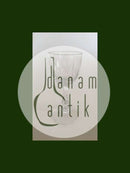 Holmegaard Derby weißes Weinglas 12 cm H