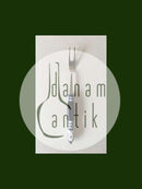 Rosenthal Blå Bjørn Wiinblad Siena Kødgaffel i Keramik og Rustfrit Stål