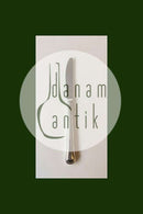 Dobbeltriflet Cohr sølvplet Spisekniv