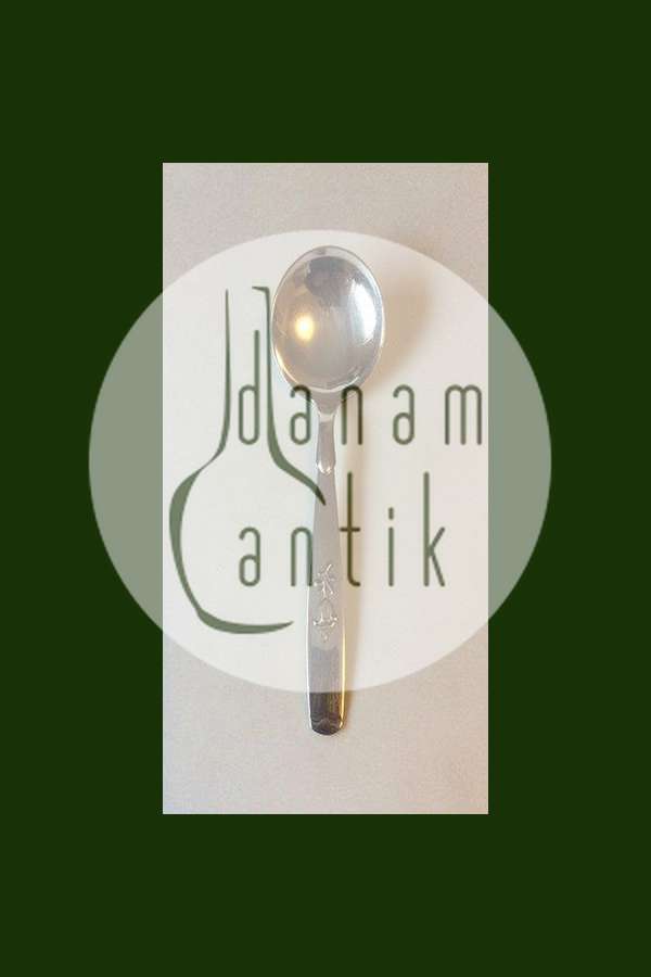 Klokkeblomst ABSA silver plate Serving Spoon Københavns Ske-Fabrik