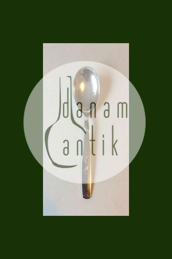 Klokkeblomst ABSA silver plate Serving Spoon Københavns Ske-Fabrik