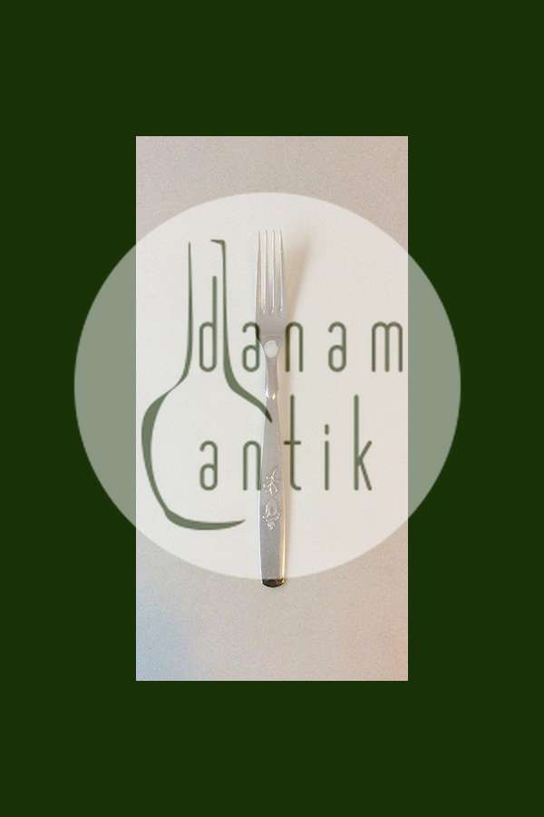 Klokkeblomst ABSA silver plate Lunch Fork Københavns Ske-Fabrik